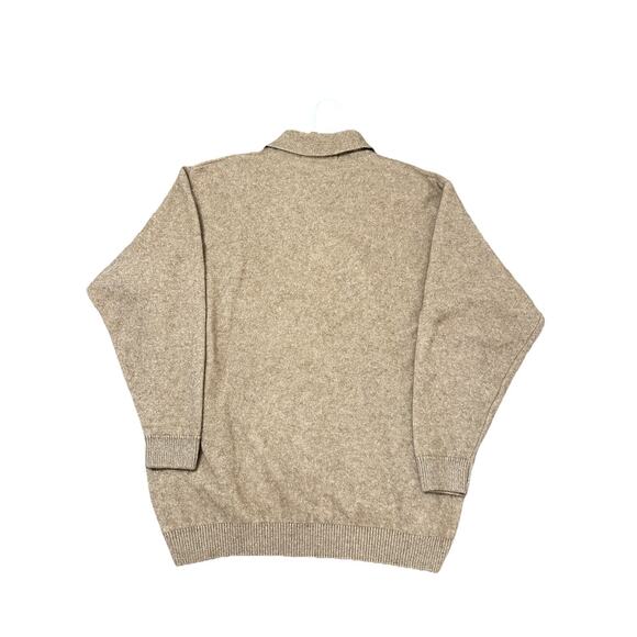 Merino Possum Beige Collared Shirt 60% Merino Wool 40% Possum Fur Men’s XL - Picture 4 of 16